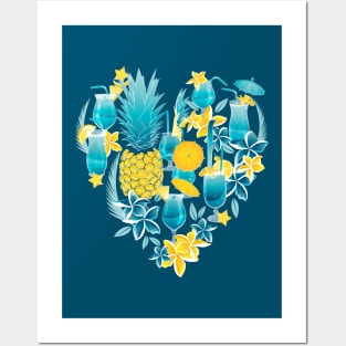 Blue Hawaiian Sweetness Posters and Art